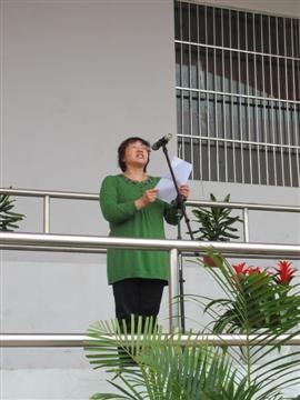 金陵學院后勤服務中心舉行第二屆員工趣味運動會
