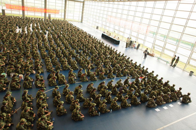 東華大學舉行2011級學生軍訓動員大會