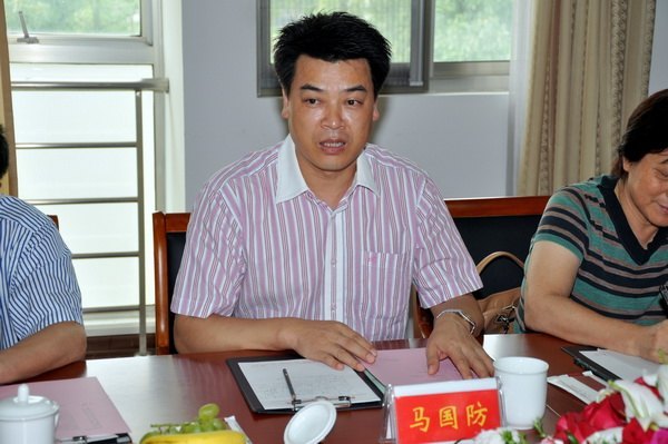 校黨委書記馬國防率團考察金陵科技學院
