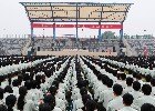 鄭州大學舉行2012級學生軍訓動員大會