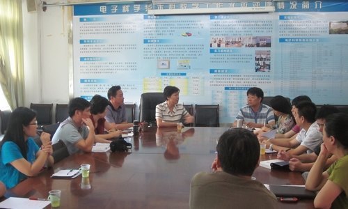 黃小妮副院長到電子科學系調研檢查工作