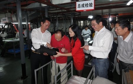 校民革支部成員赴卓馳機械考察