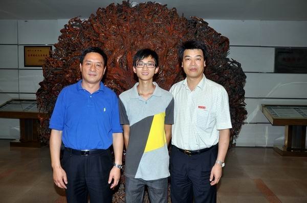 省文明辦領導看望全國道德模范曹陽飛宇