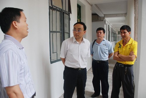 李仰智副院長率隊檢查兩校區后勤保障工作