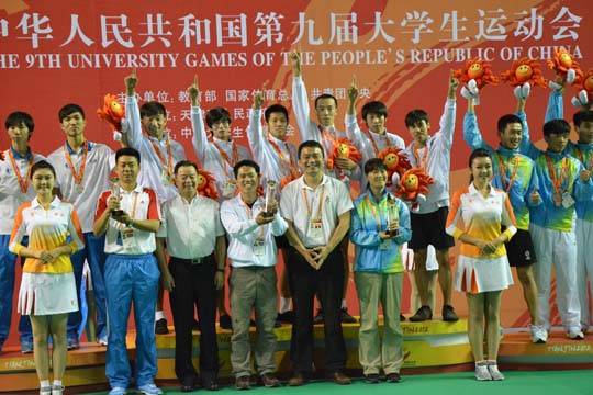 晉中學(xué)院毽球隊在全國第九屆大學(xué)生運(yùn)動會中勇創(chuàng)佳績
