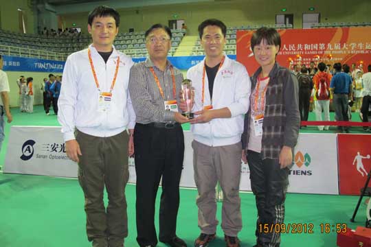 晉中學(xué)院毽球隊在全國第九屆大學(xué)生運(yùn)動會中勇創(chuàng)佳績