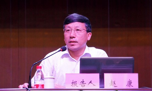 省教育紀工委趙康書記作報告 拉開惠州學院2012年紀律教育月活動序幕