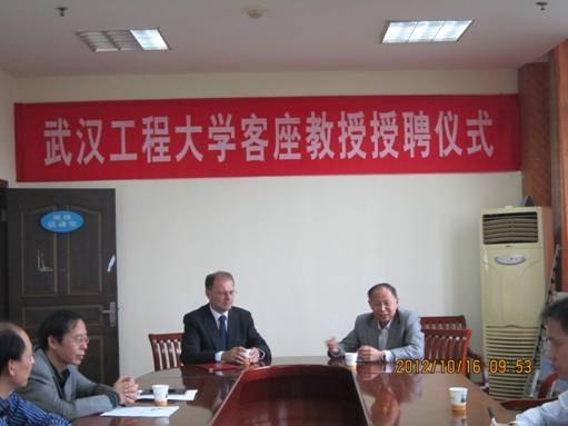 著名有機化學家Carsten Bolm教授來武漢工程大學訪問