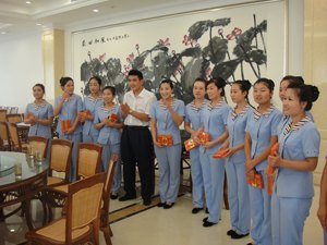 盛夏之情——看望山東旅游職業學院短期實訓和首次合作單位實習學生