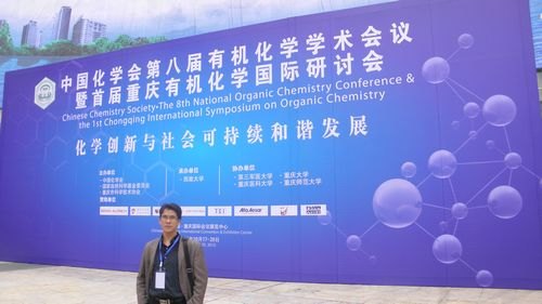 廣東石油化工學院教師在第八屆全國有機化學學術(shù)會議上做學術(shù)報告