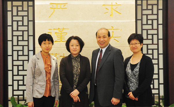 副校長(zhǎng)劉春紅會(huì)見(jiàn)臺(tái)灣逢甲大學(xué)大陸事務(wù)辦公室主任劉霈博士
